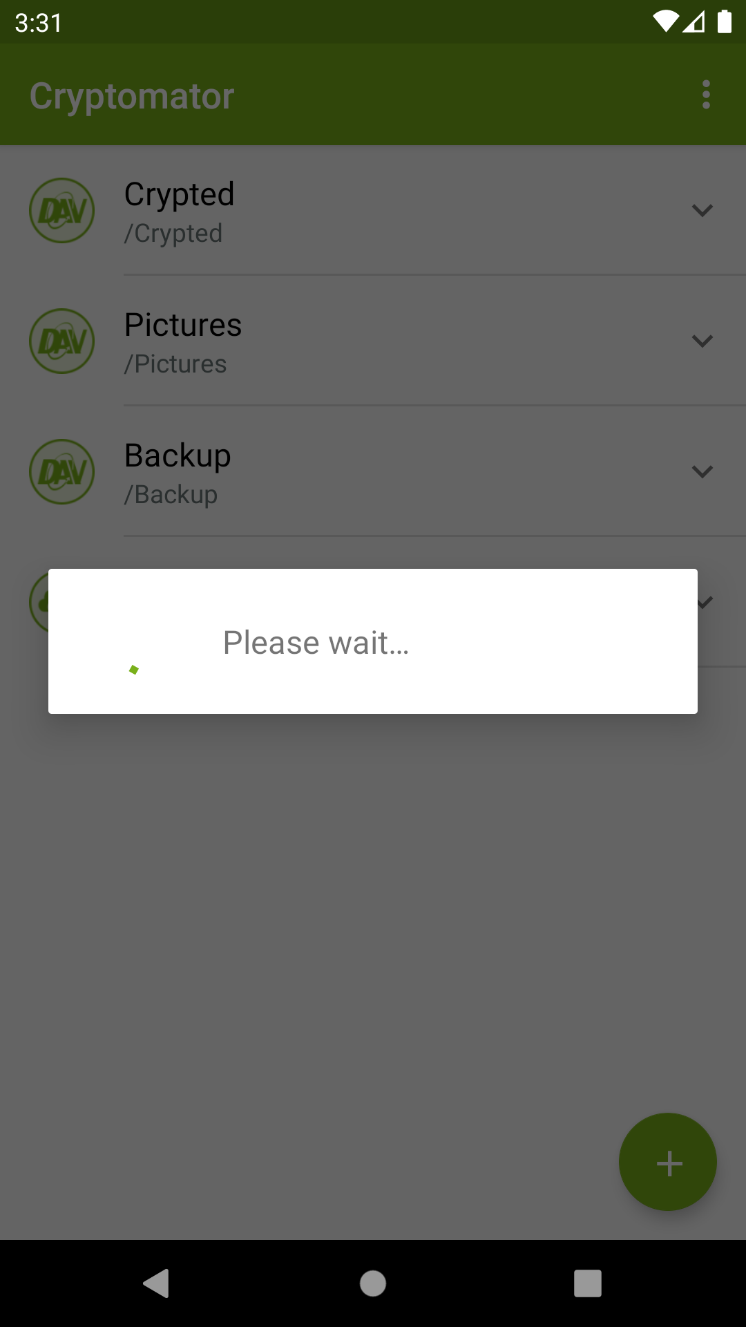 How add a vault with Android