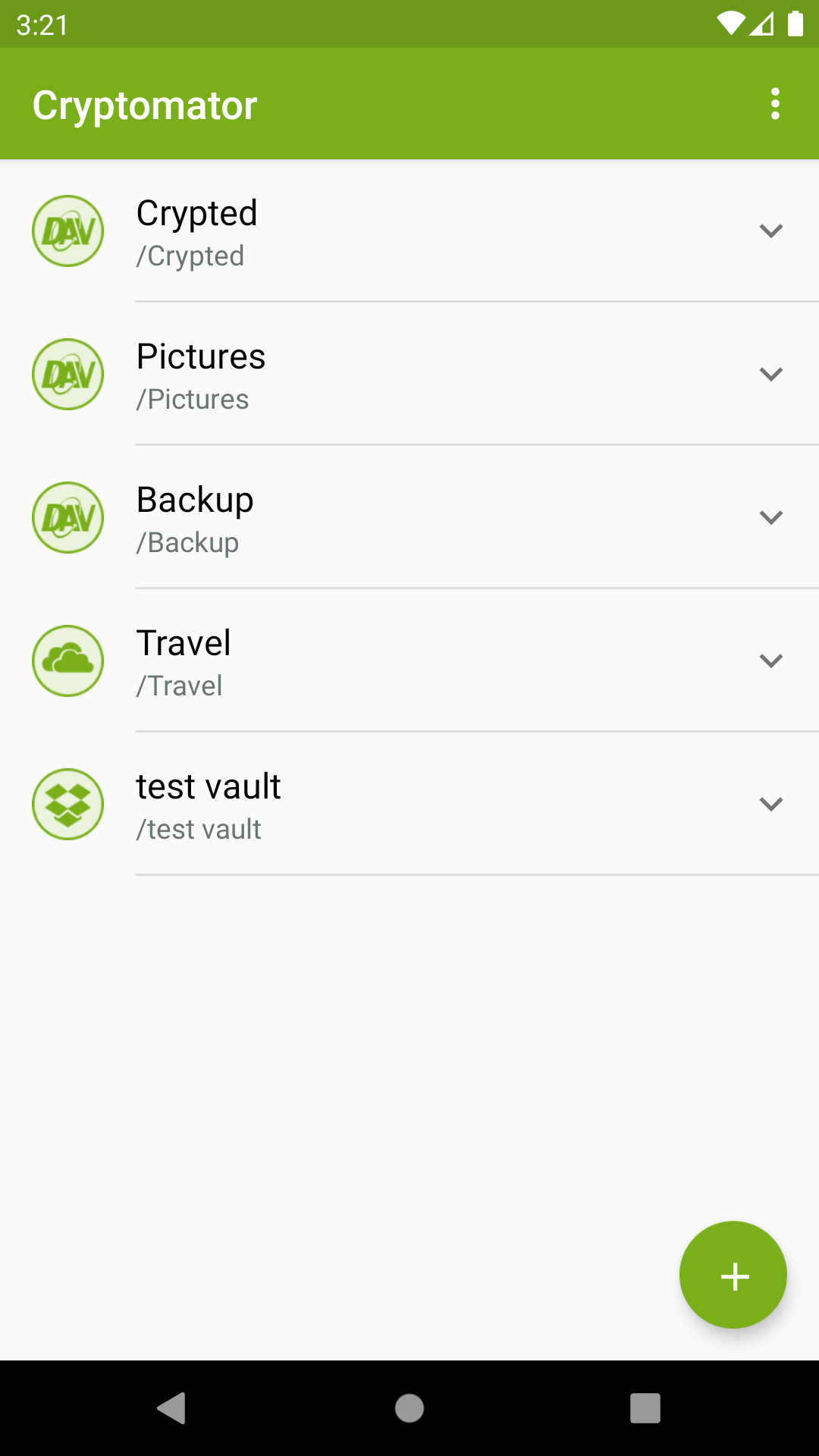 How to add a vault with Android