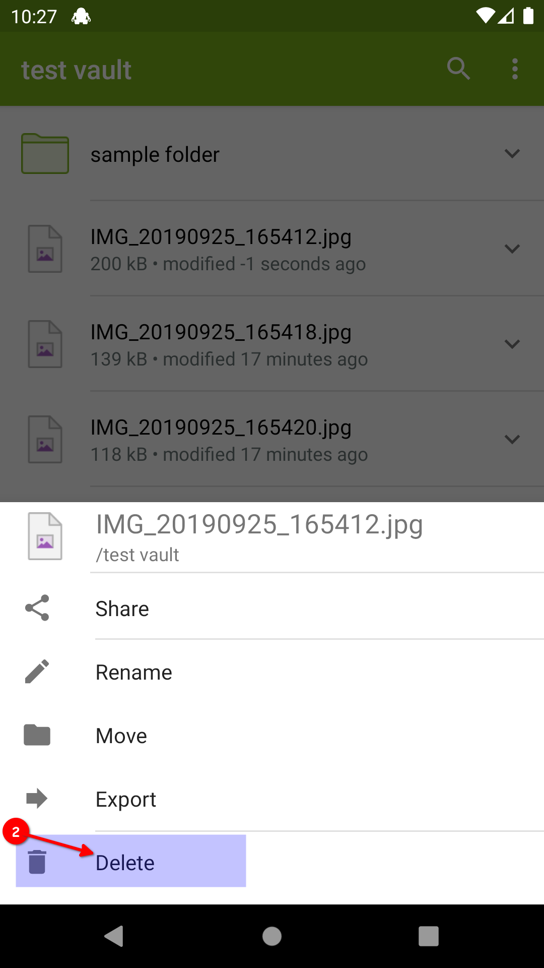 How to delete a file or folder with Android