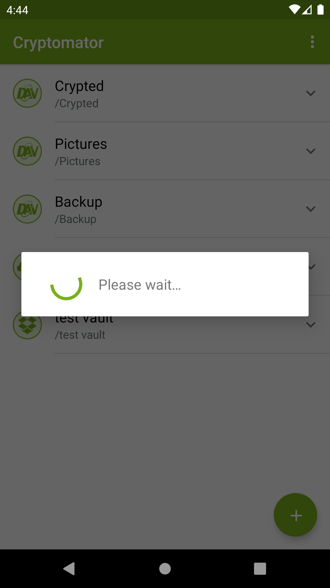 How to unlock a vault with Android