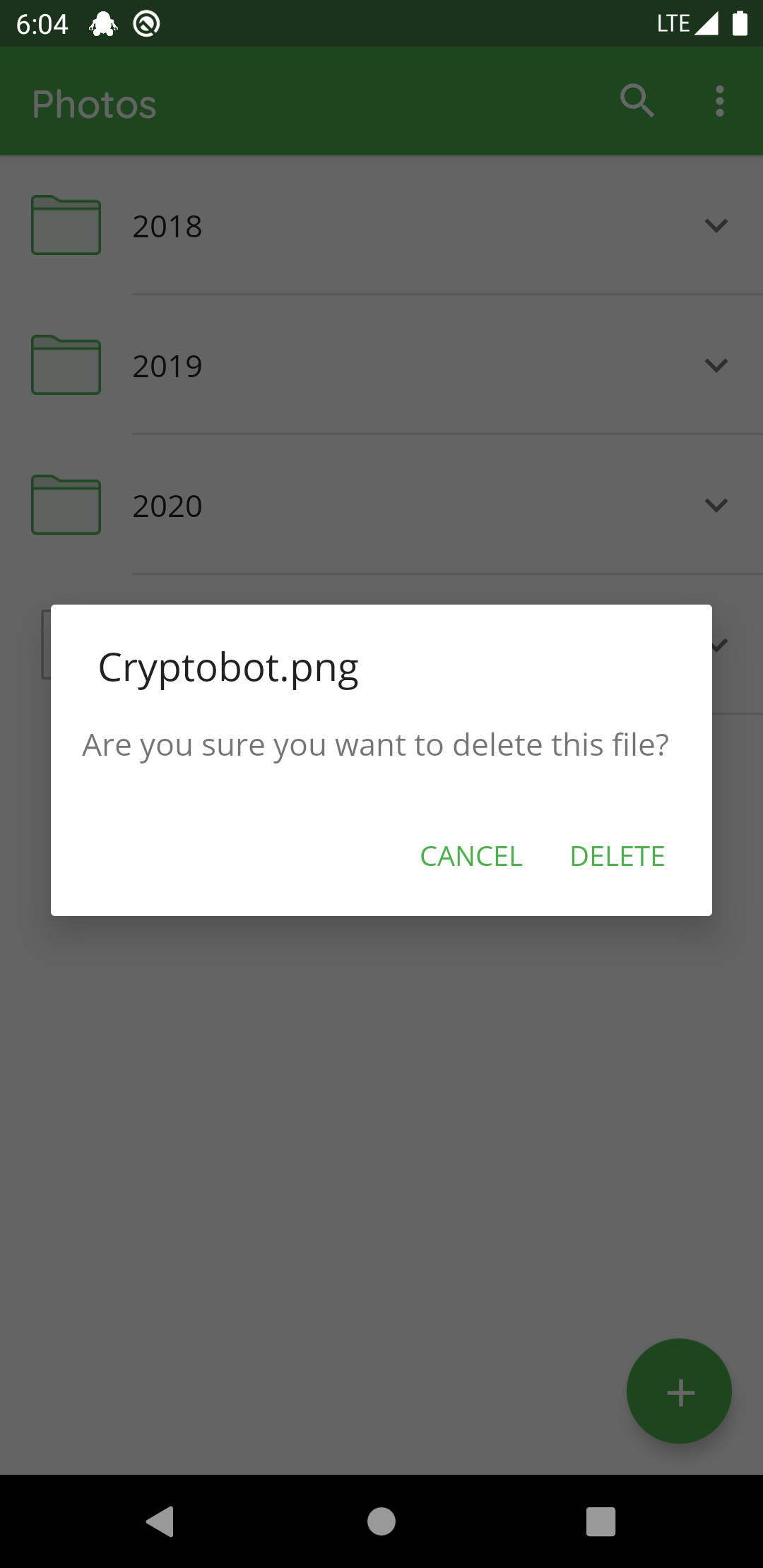 How to delete a file or folder with Android