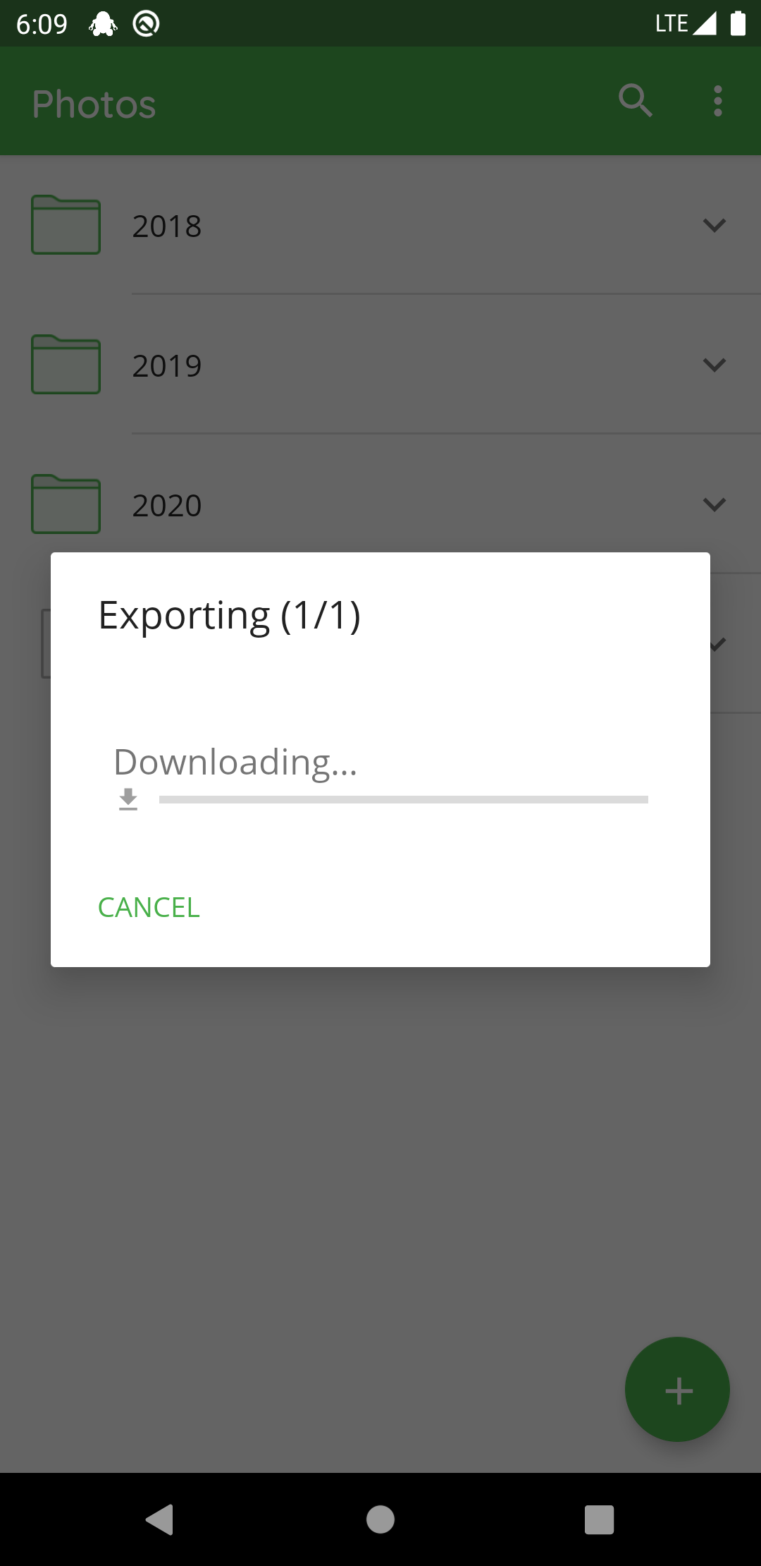 How to export a file or folder with Android