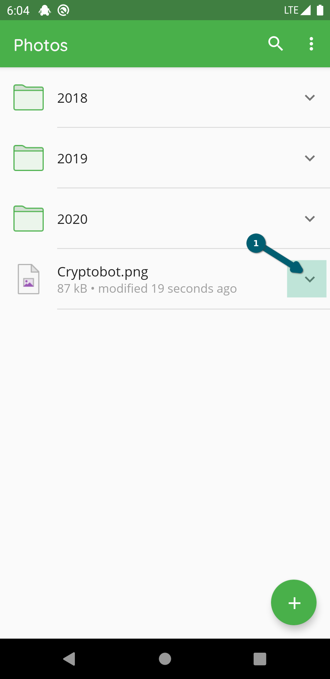 How share a file or folder with Android