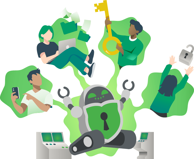Cryptomator Hub connects team members