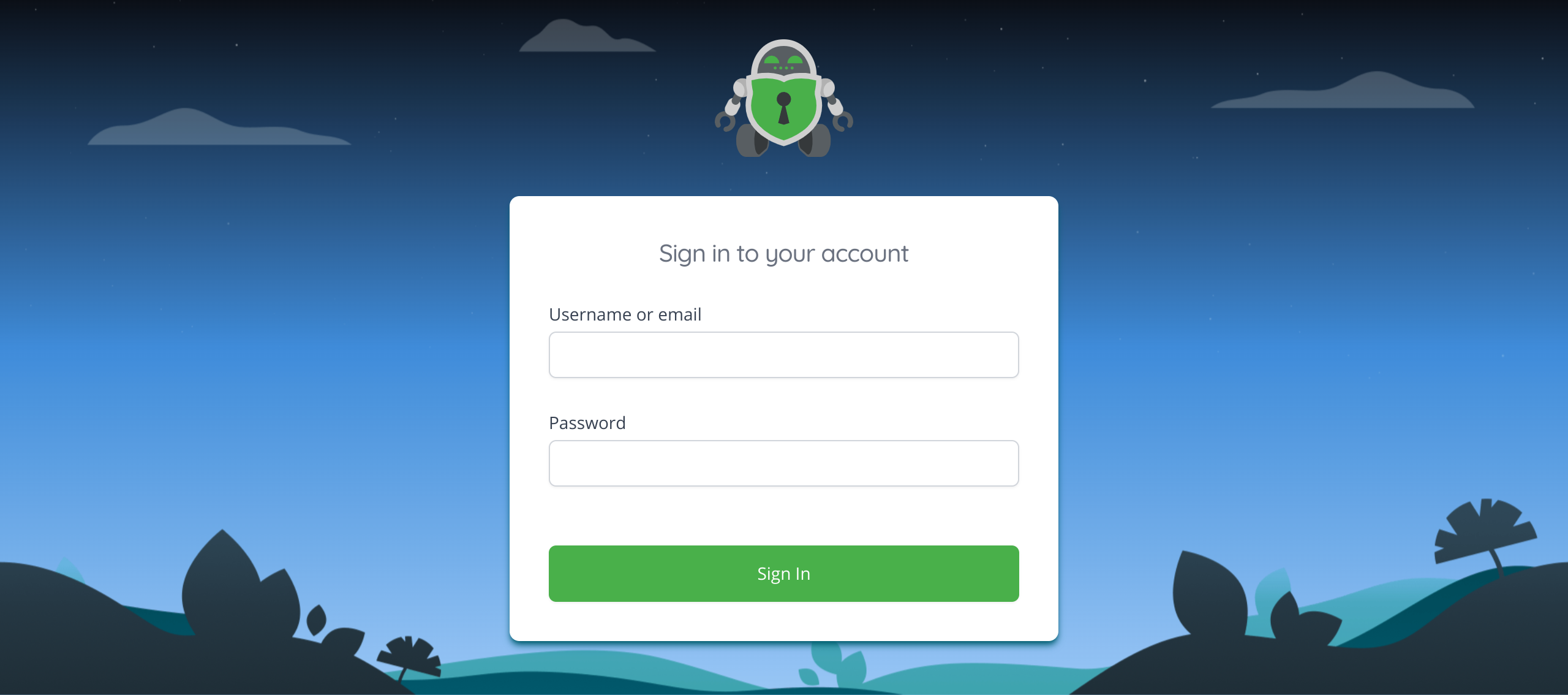 After your browser asks for credentials, enter your username and password