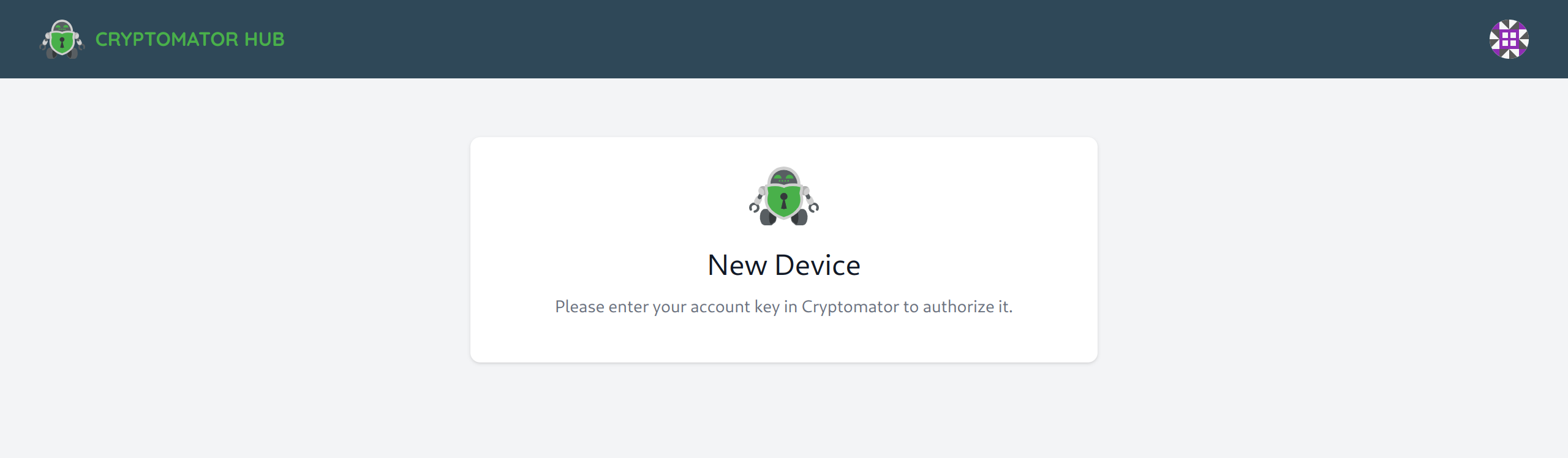 Hub requests device registration